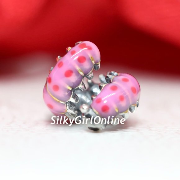 Pandora Cute Curled Caterpillar Charm 790762C01 - Picture 2 of 5